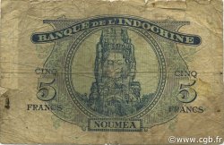 5 Francs NOUVELLES HÉBRIDES  1945 P.05 B