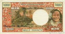 1000 Francs NOUVELLES HÉBRIDES  1975 P.20b SUP