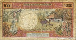 1000 Francs TAHITI  1985 P.27d TB