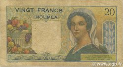 20 Francs NOUVELLE CALÉDONIE  1954 P.50b B