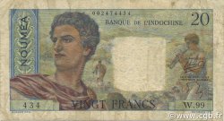 20 Francs NEW CALEDONIA  1954 P.50b