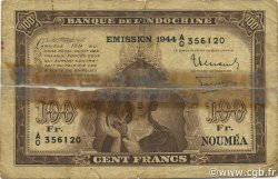 100 Francs NOUVELLE CALÉDONIE  1944 P.46b AB