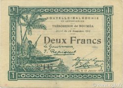 2 Francs NOUVELLE CALÉDONIE  1919 P.35a TTB