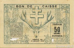 50 Centimes NOUVELLE CALÉDONIE  1942 P.51 TTB