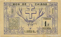 1 Franc NOUVELLE CALÉDONIE  1942 P.52 MBC+