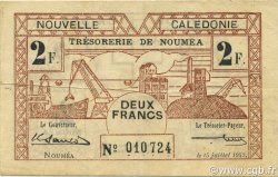 2 Francs NOUVELLE CALÉDONIE  1942 P.53 TTB