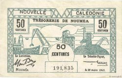 50 Centimes NOUVELLE CALÉDONIE  1943 P.54 VF