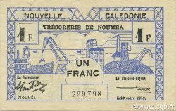 1 Franc NEW CALEDONIA  1943 P.55b