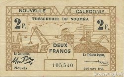 2 Francs NEW CALEDONIA  1943 P.56b