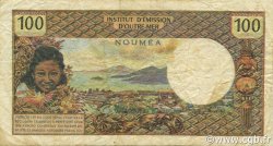 100 Francs NOUVELLE CALÉDONIE  1971 P.63a TB