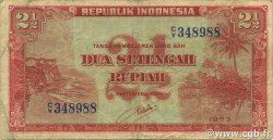 2,5 Rupiah INDONÉSIE  1953 P.041 TB+