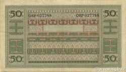 50 Rupiah INDONÉSIE  1952 P.045 TTB