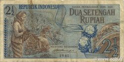 2,5 Rupiah INDONÉSIE  1961 P.079 TB+
