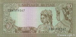 10 Rupiah INDONÉSIE  1960 P.083 pr.NEUF