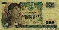 500 Rupiah INDONÉSIE  1968 P.109a TB