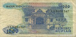 1000 Rupiah INDONESIA  1987 P.124a XF+