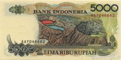 5000 Rupiah INDONÉSIE  1992 P.130a NEUF
