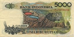 5000 Rupiah INDONÉSIE  1993 P.130b TTB+