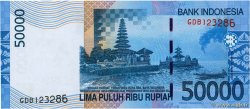 50000 Rupiah INDONESIA  2005 P.145a FDC