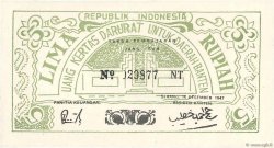 5 Rupiah INDONESIA Serang 1947 PS.122 q.FDC