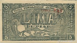 5 Rupiah INDONÉSIE  1948 PS.189b pr.NEUF