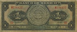 1 Peso MEXIQUE  1954 P.056a B