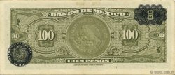 100 Pesos MEXIQUE  1953 P.055b SUP