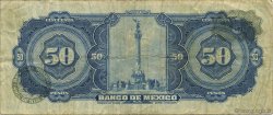 50 Pesos MEXIQUE  1969 P.049r TB