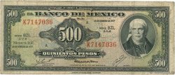 500 Pesos MEXIQUE  1977 P.051s B à TB