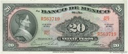 20 Pesos MEXIQUE  1967 P.054m NEUF