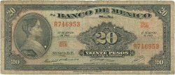 20 Pesos MEXIQUE  1969 P.054n B
