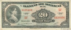 20 Pesos MEXIQUE  1970 P.054o TB