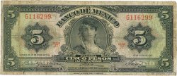 5 Pesos MEXIQUE  1961 P.060f B