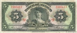 5 Pesos MEXIQUE  1961 P.060g TB
