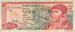 20 Pesos MEXIQUE  1972 P.064a TB