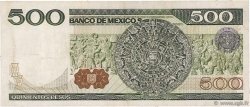 500 Pesos MEXIQUE  1982 P.075b TTB