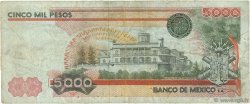 5000 Pesos MEXIQUE  1982 P.077b TB