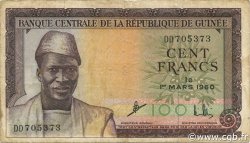 100 Francs GUINÉE  1960 P.13a pr.TTB