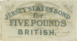 5 Pounds Non émis JERSEY  1841 P.A01 SPL