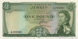 1 Pound JERSEY  1963 P.08b pr.NEUF