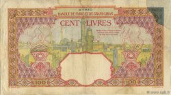 100 Livres SYRIE  1939 P.039D B