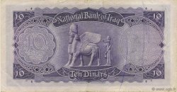 10 Dinars IRAK  1947 P.036 TTB