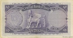 10 Dinars IRAK  1947 P.050 TTB+