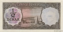 1/2 Dinar IRAK  1971 P.057 NEUF