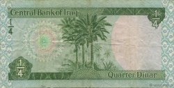1/4 Dinar IRAK  1973 P.061 TTB
