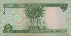 1/4 Dinar IRAK  1973 P.061 SPL