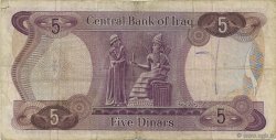 5 Dinars IRAK  1973 P.064 pr.TB