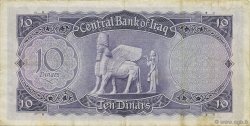 10 Dinars IRAK  1959 P.055a TTB+