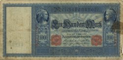 100 Mark GERMANY  1909 P.038 G