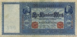 100 Mark GERMANY  1909 P.038 VF